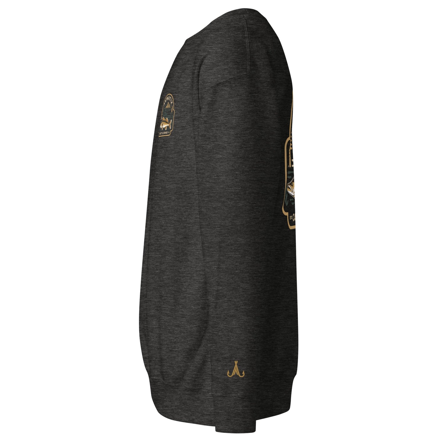 Akwatix Premium Crewneck – Signature Walleye Edition - Akwatix