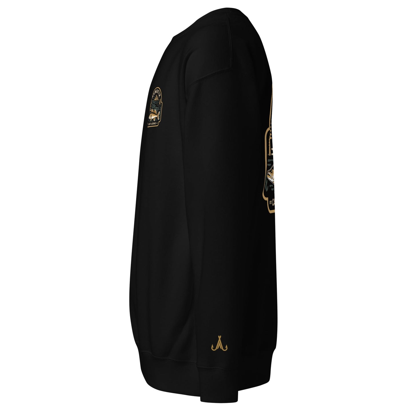 Akwatix Premium Crewneck – Signature Walleye Edition - Akwatix