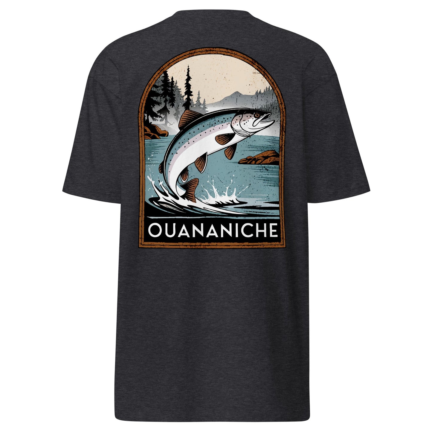 Ouananiche premium heavyweight tee - Akwatix