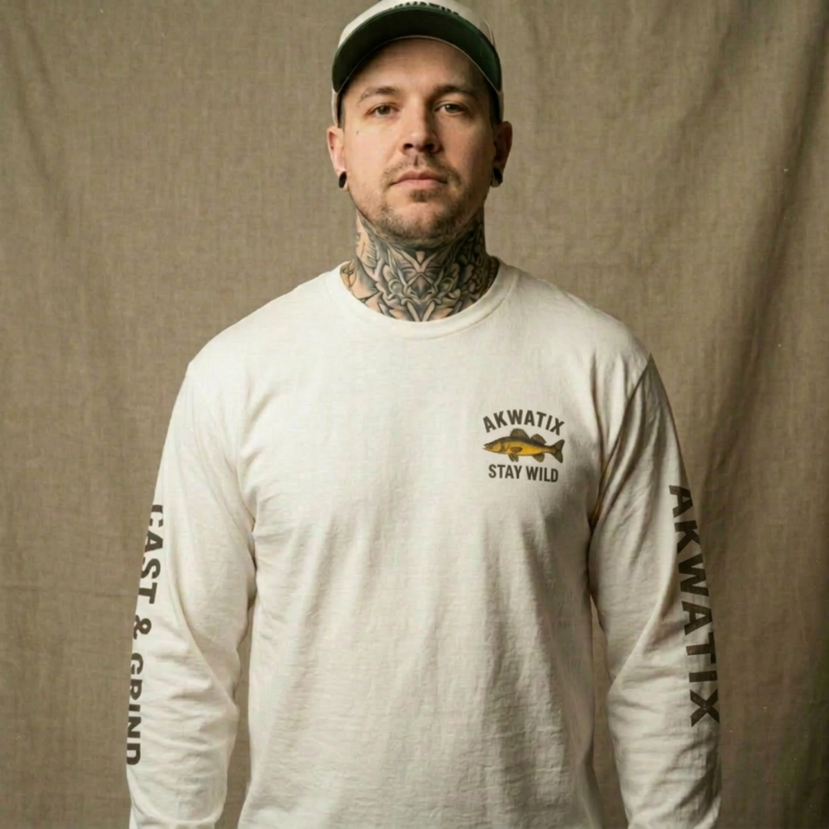 Cast & Grind Long Sleeve - Walleye Edition - Akwatix