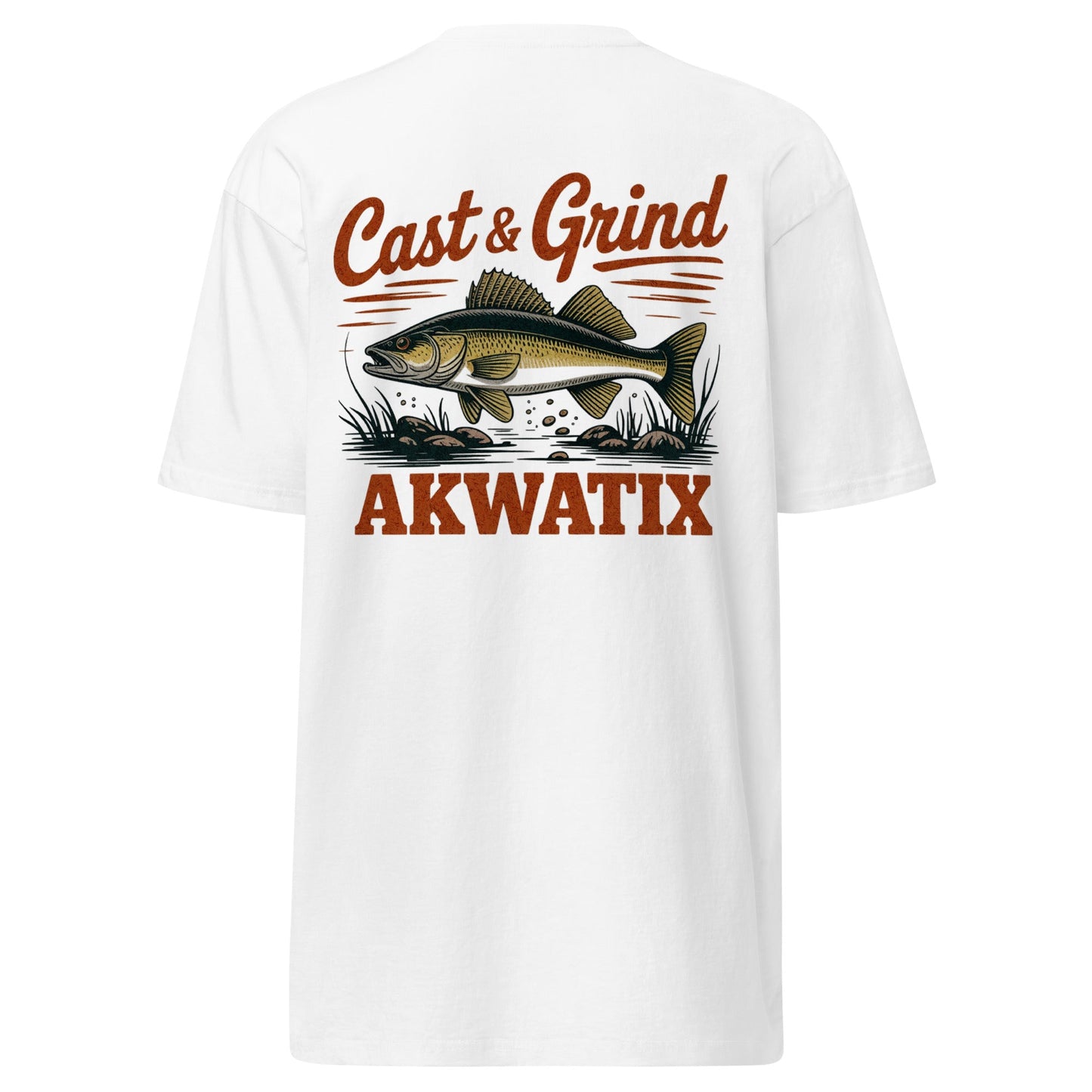 Vintage Walleye Heavyweight tee - Akwatix