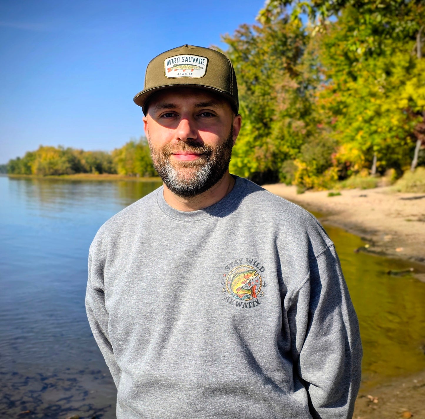 Traditionnal Trout Premium Crewneck - Akwatix