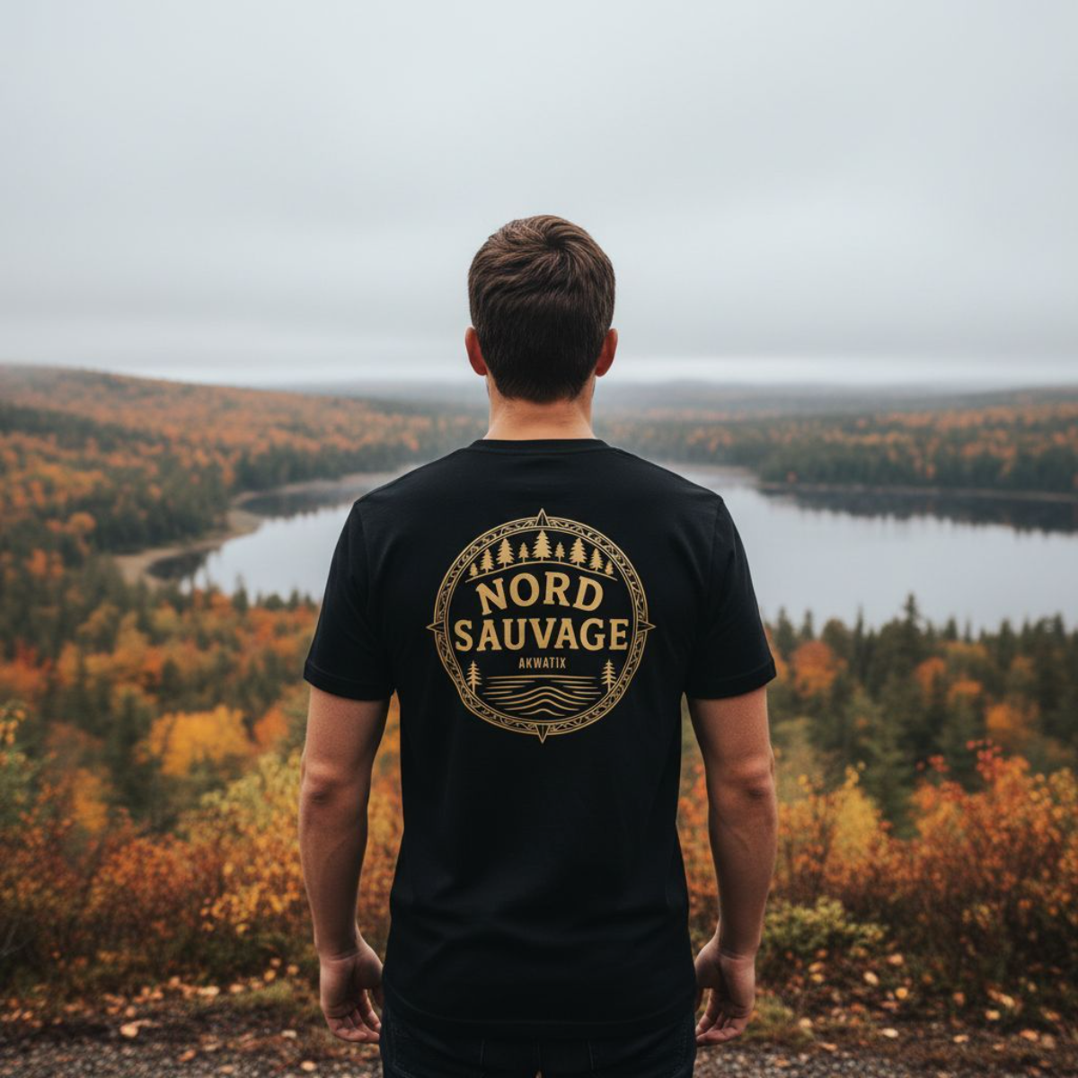 Nord Compass premium heavyweight tee - Akwatix