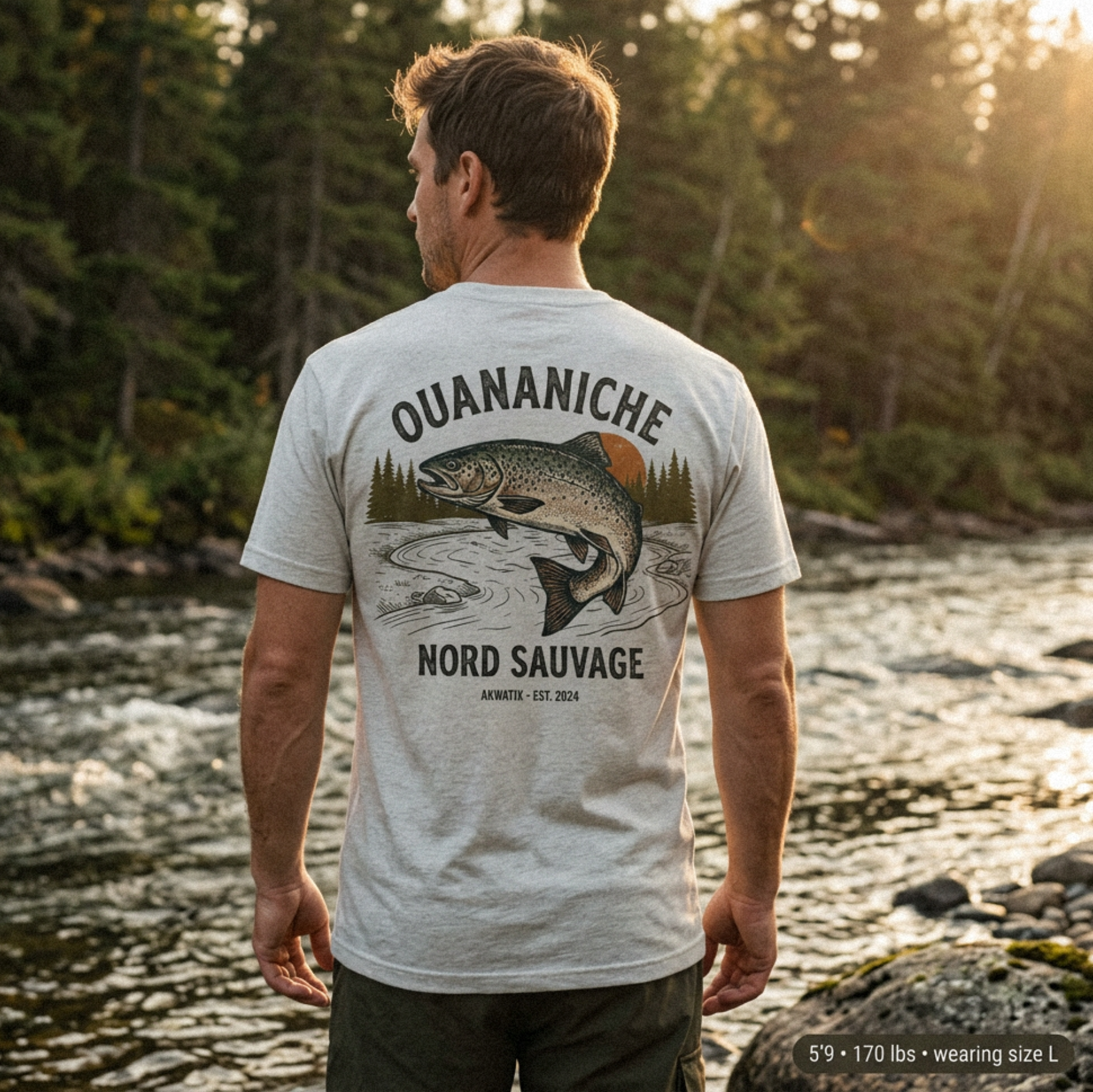 Vintage - Ouananiche Tee - Akwatix