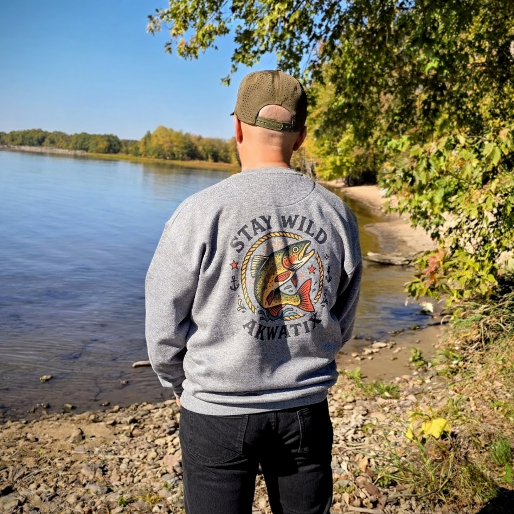 Traditionnal Trout Premium Crewneck - Akwatix