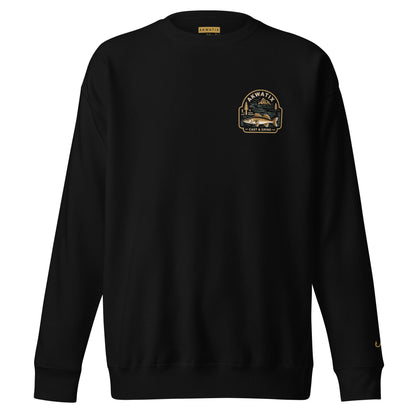 Akwatix Premium Crewneck – Signature Walleye Edition - Akwatix
