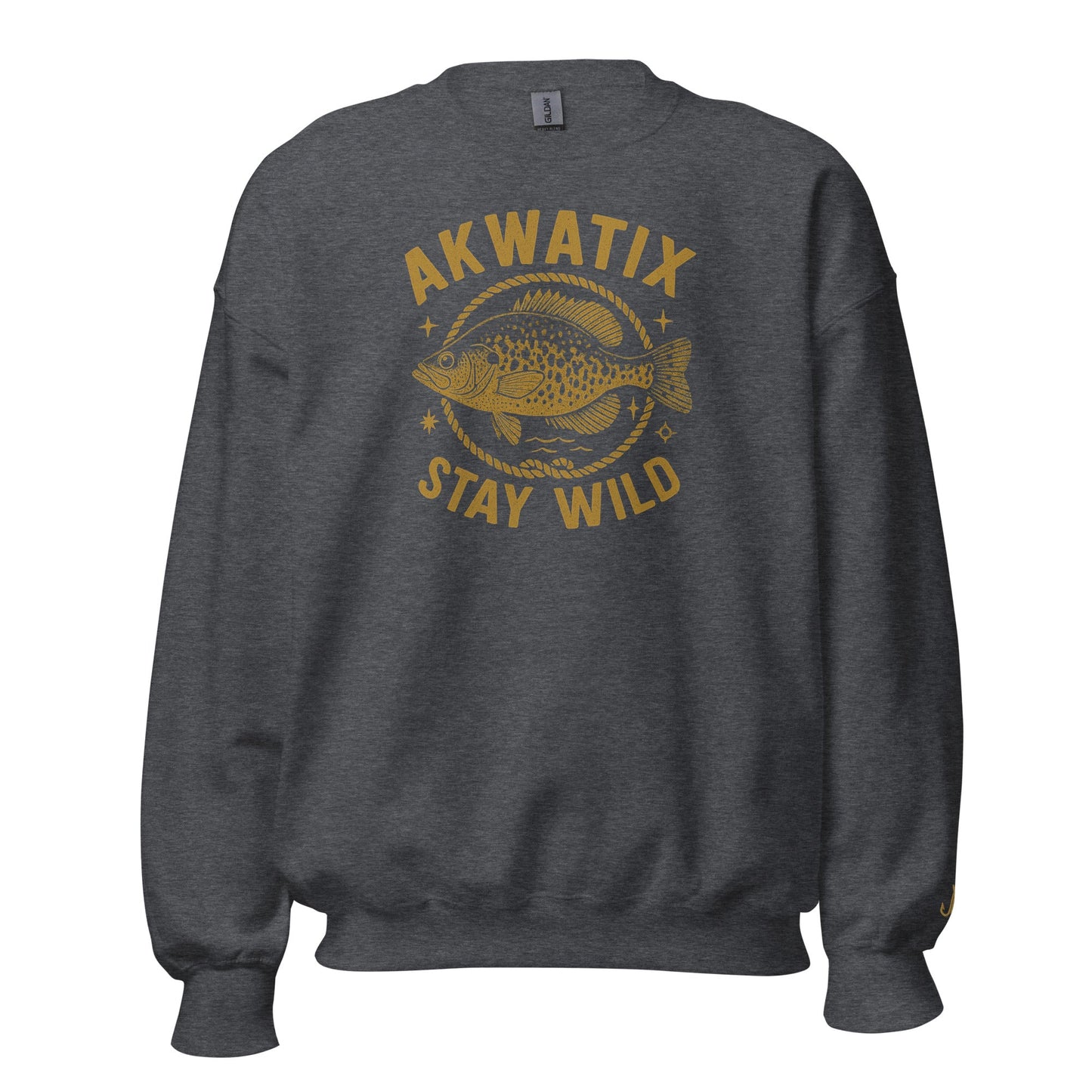 Black Crappie Crewneck - Akwatix