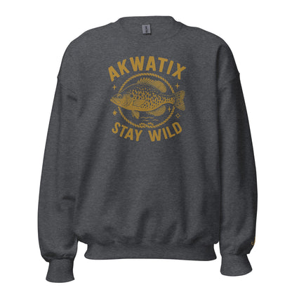 Black Crappie Crewneck - Akwatix