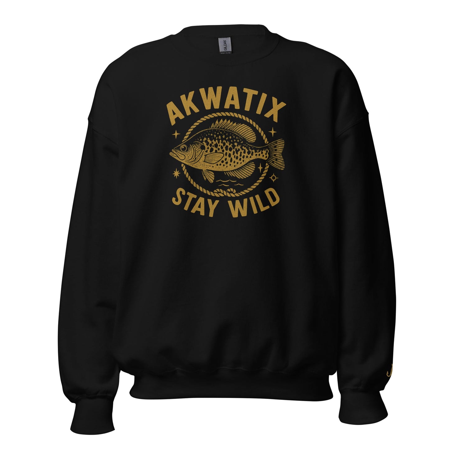 Black Crappie Crewneck - Akwatix
