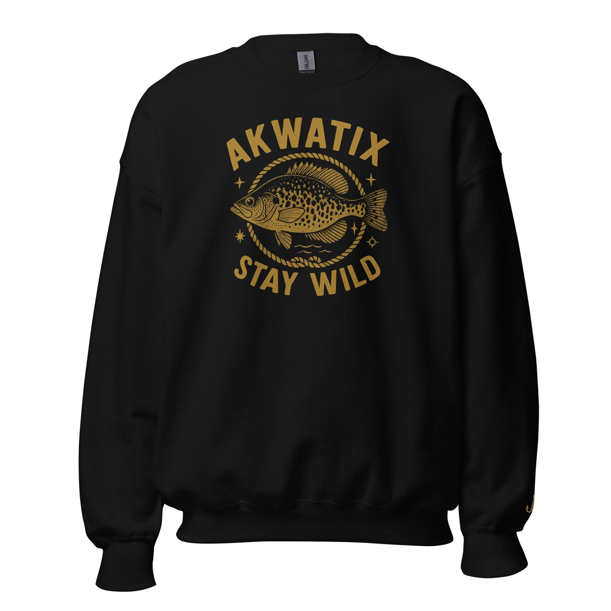 Black Crappie Crewneck - Akwatix
