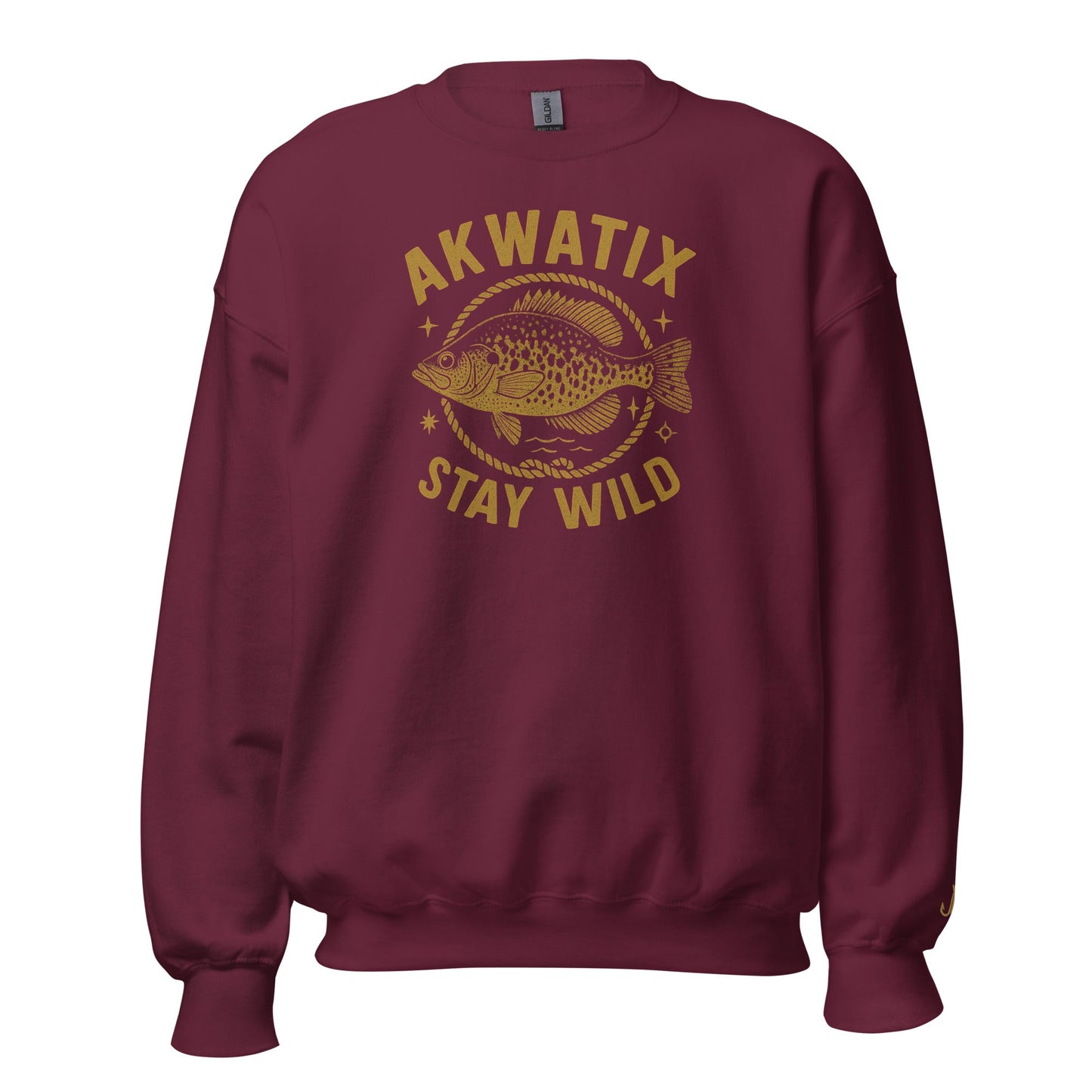 Black Crappie Crewneck - Akwatix