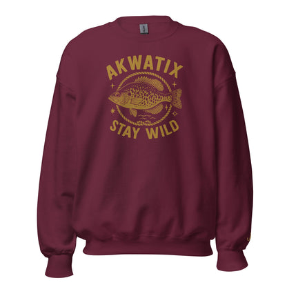 Black Crappie Crewneck - Akwatix