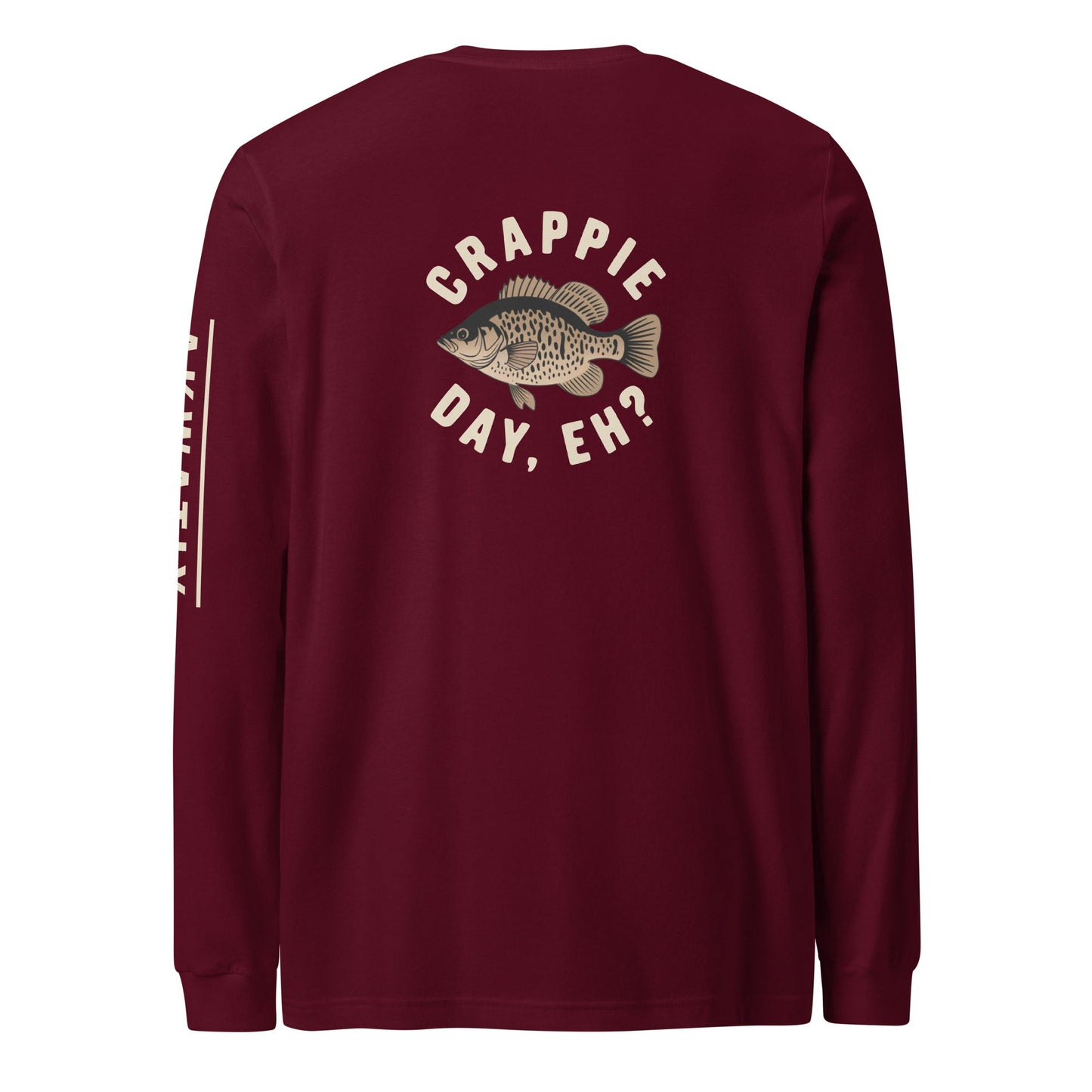 Black Crappie Long Sleeve - Akwatix