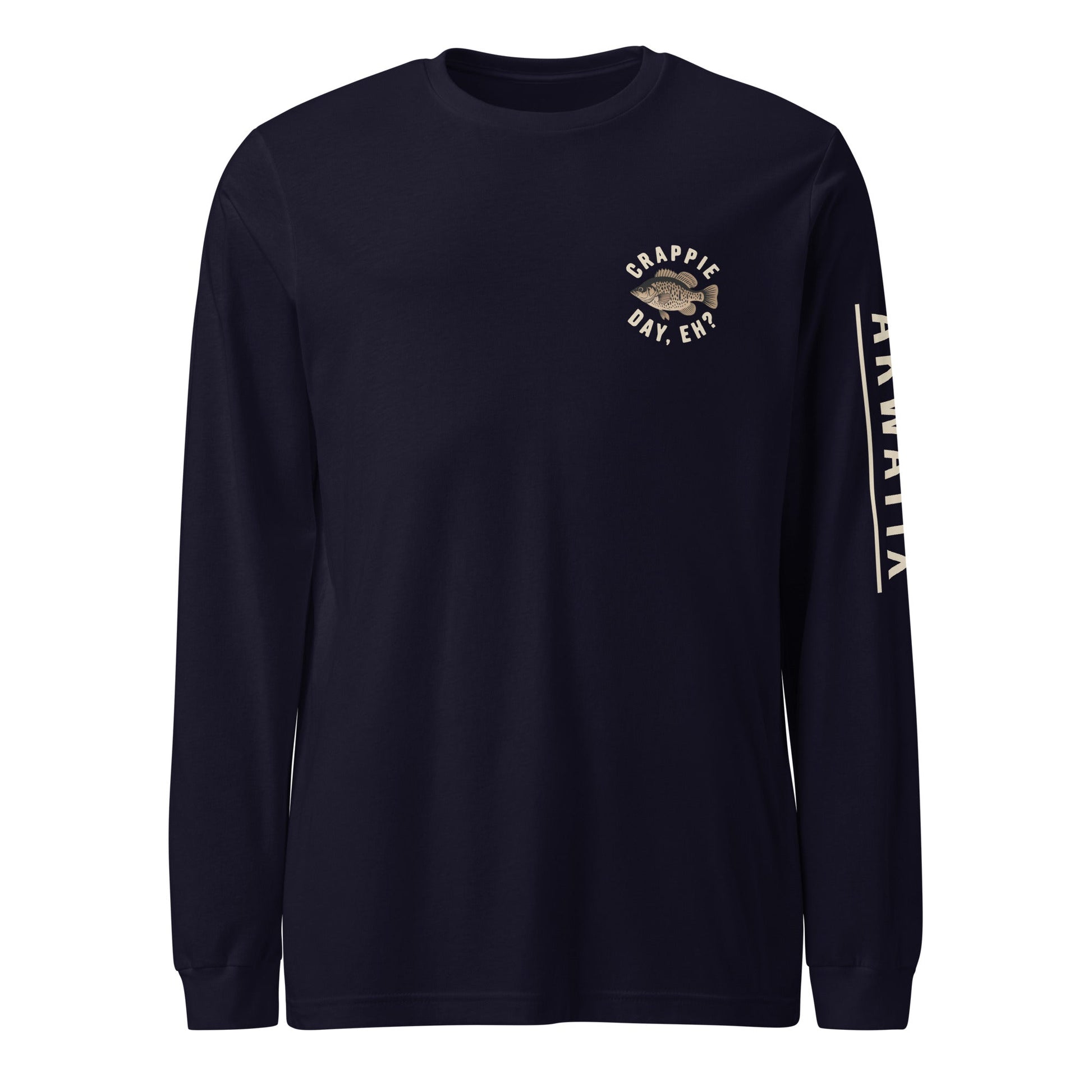 Black Crappie Long Sleeve - Akwatix
