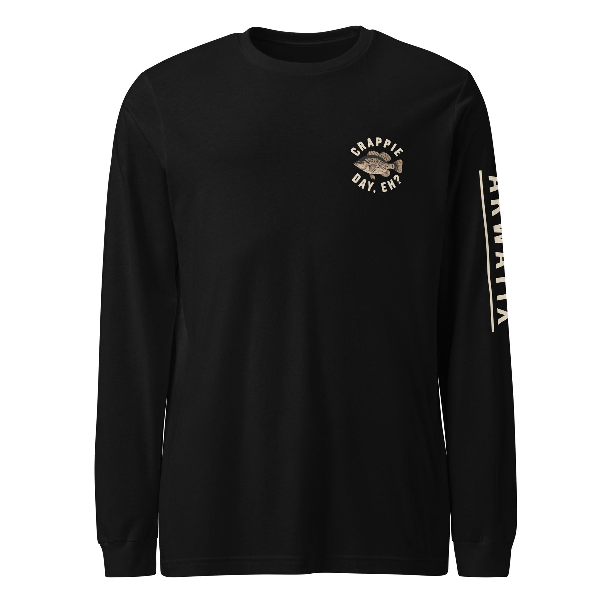 Black Crappie Long Sleeve - Akwatix