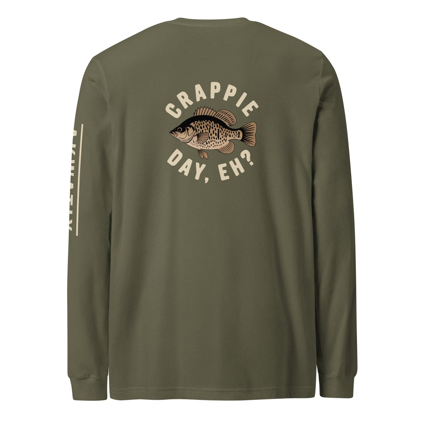 Black Crappie Long Sleeve - Akwatix
