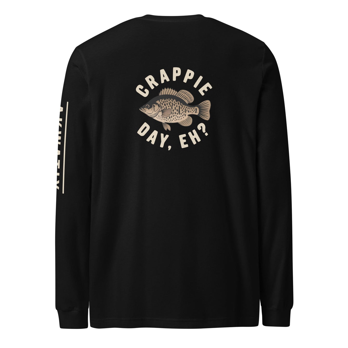 Black Crappie Long Sleeve - Akwatix