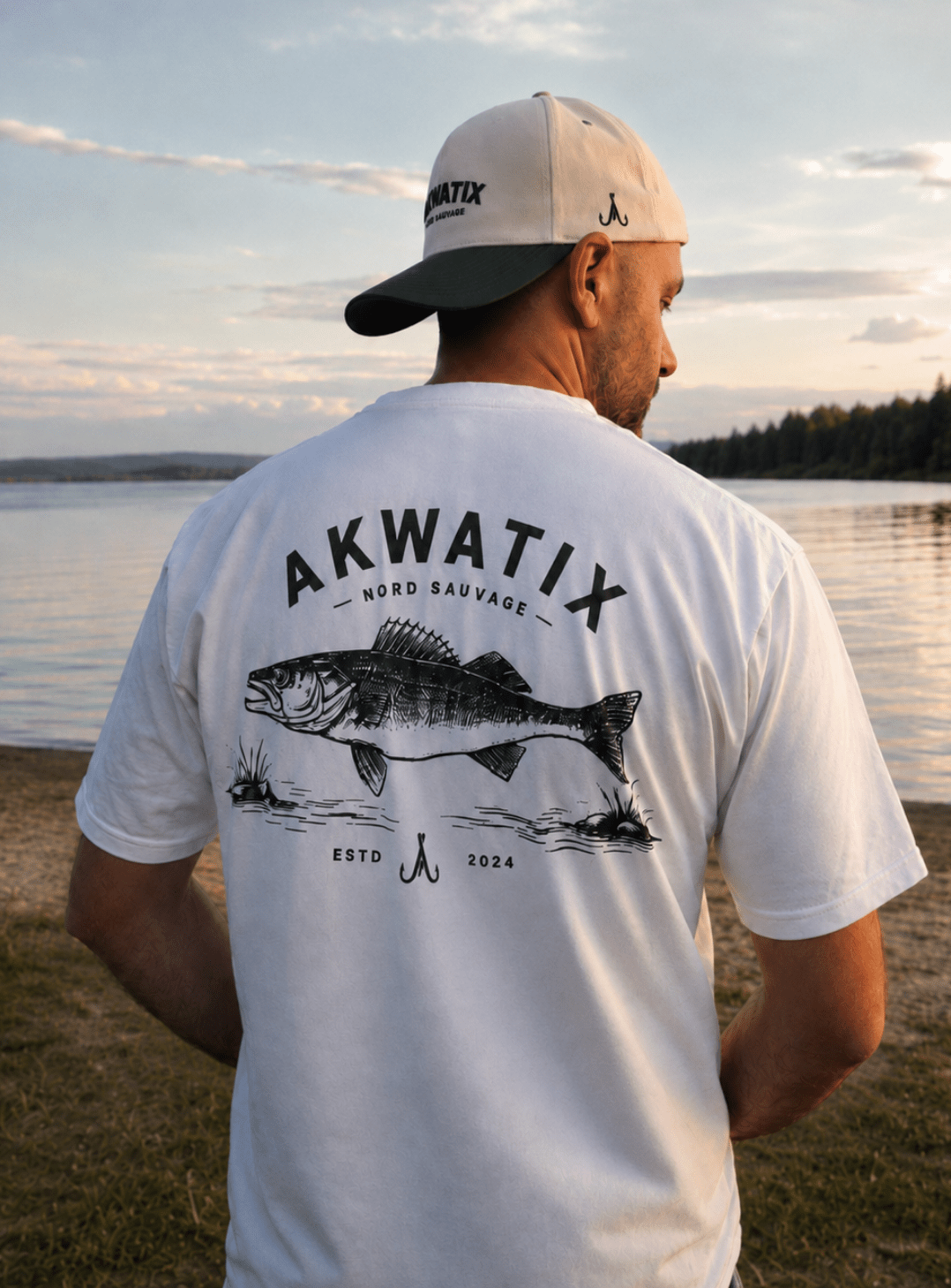Nord Sauvage Walleye Tee — Heavyweight Graphic Tee - Akwatix