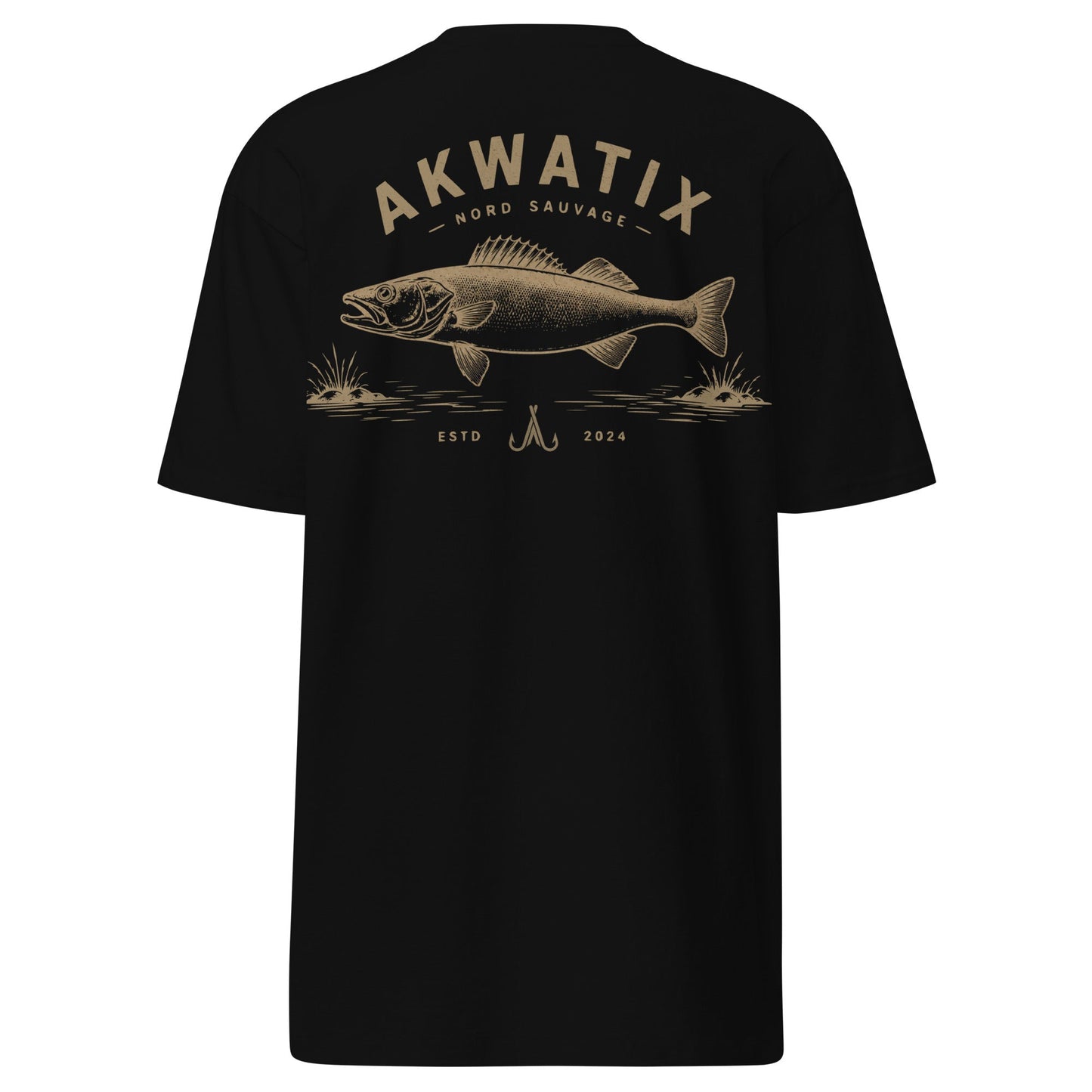 Nord Sauvage Walleye Tee — Heavyweight Graphic Tee - Akwatix
