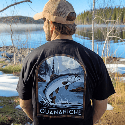 Ouananiche premium heavyweight tee - Akwatix