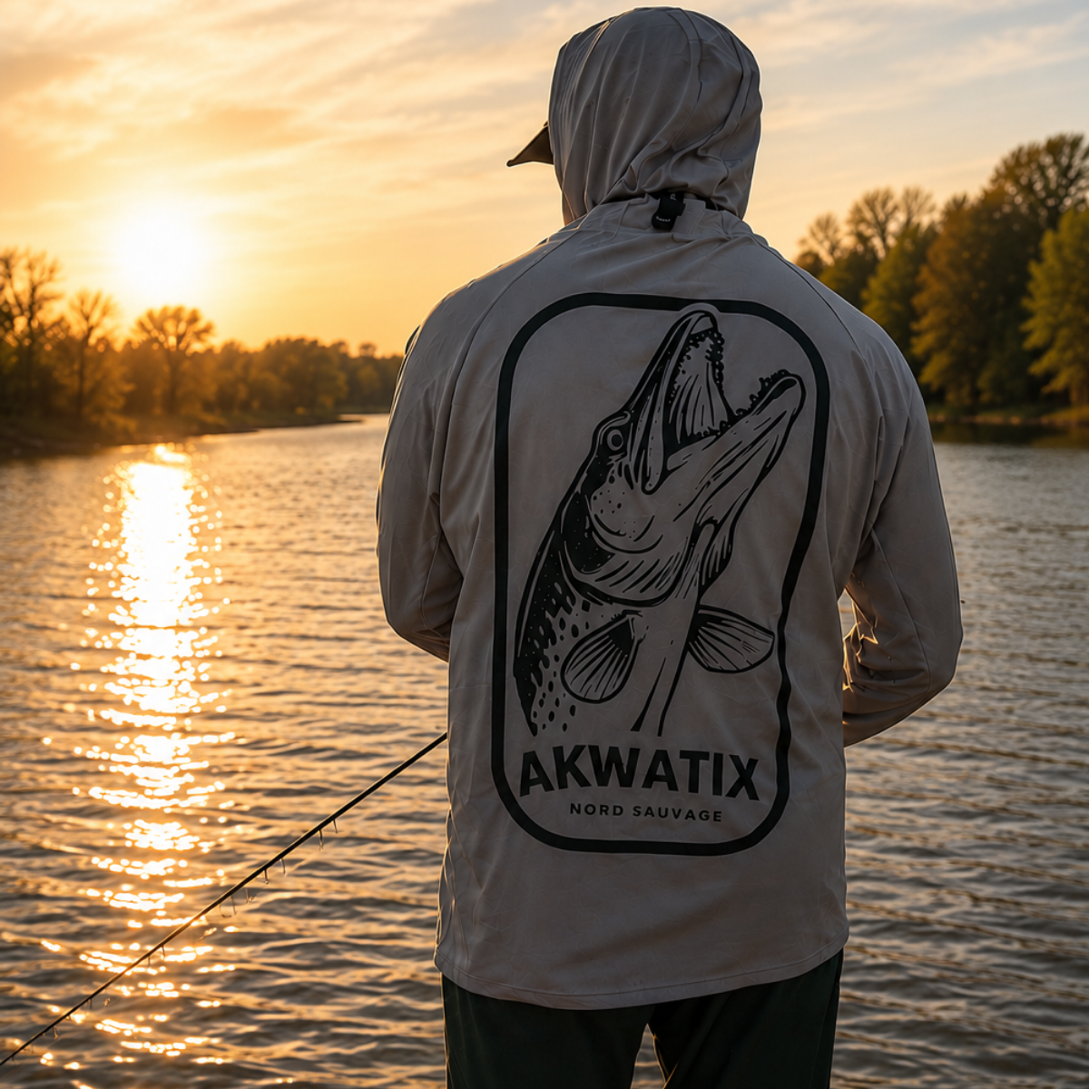 Nord Sauvage UV Hooded Fishing Shirt — UPF 50+ - Akwatix