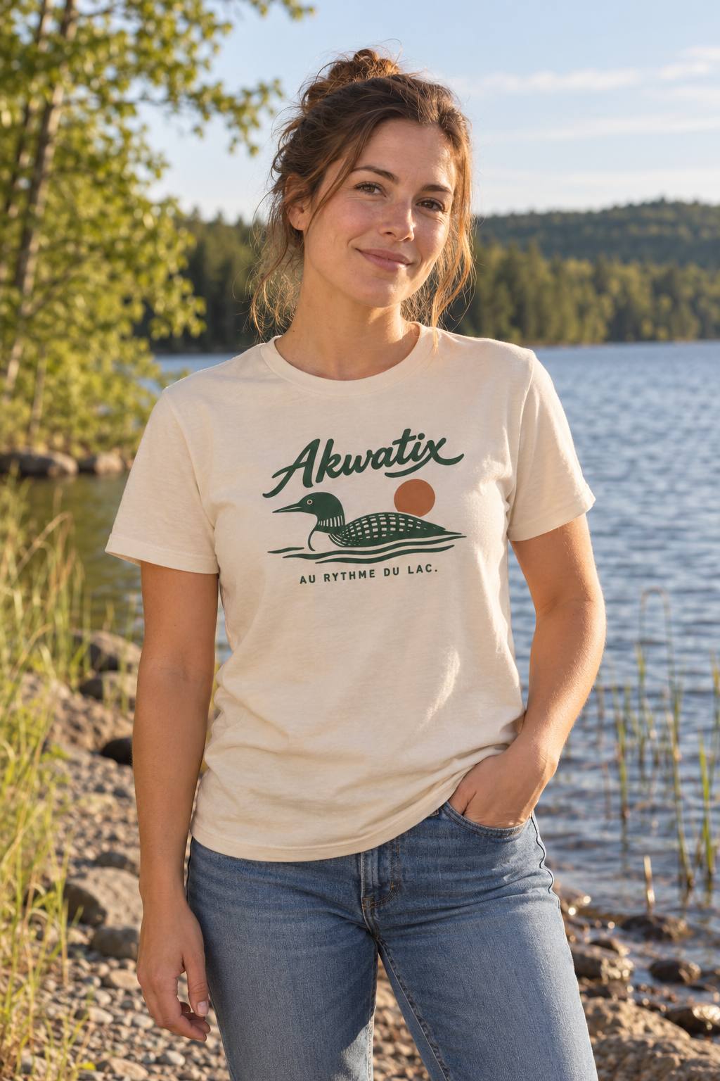 Lake Rhythm Tee — Loon