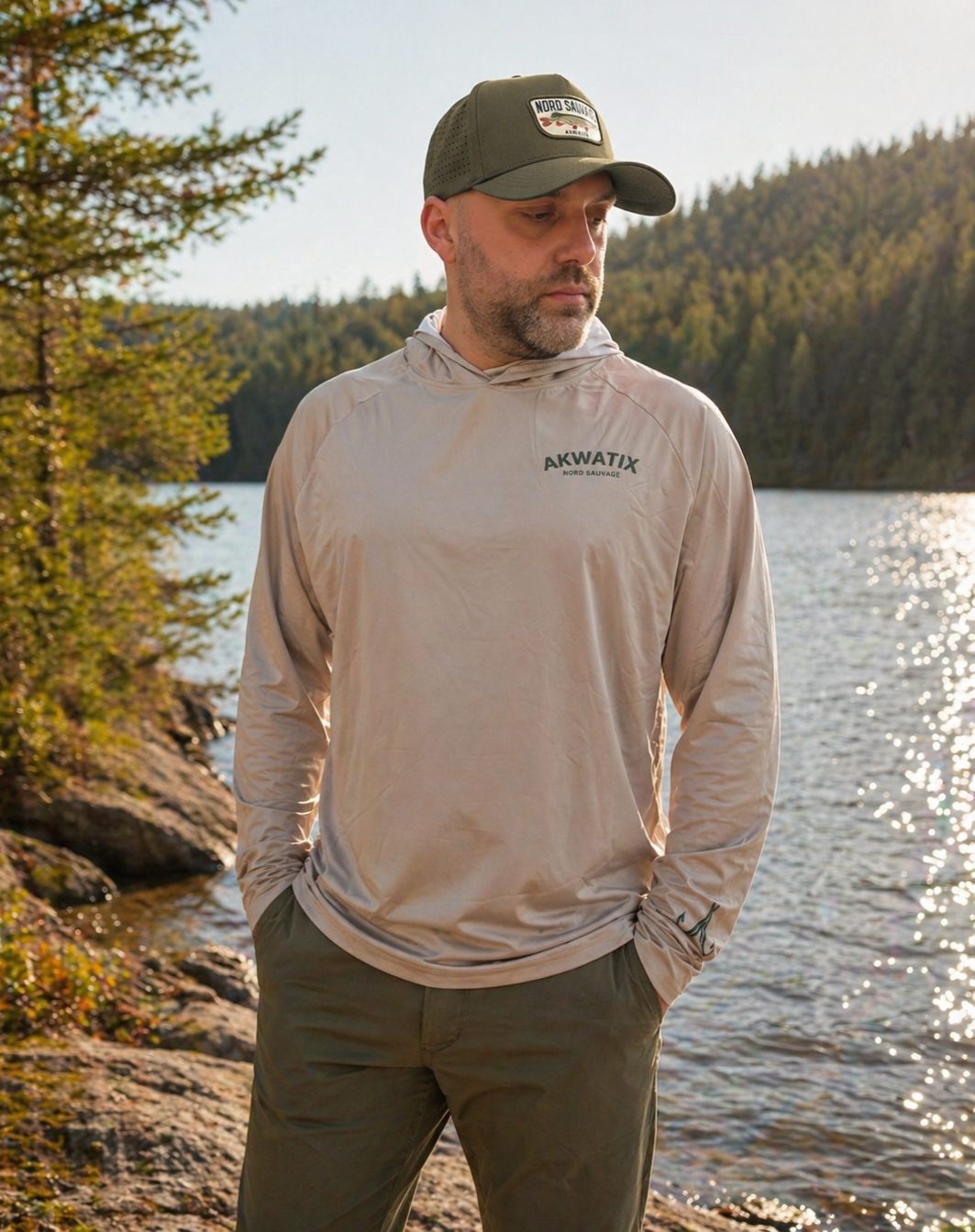 UPF 50+ Nord Sauvage UV Hooded Shirt - Akwatix