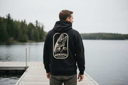 Vue lifestyle de dos du Northern Predator Hoodie